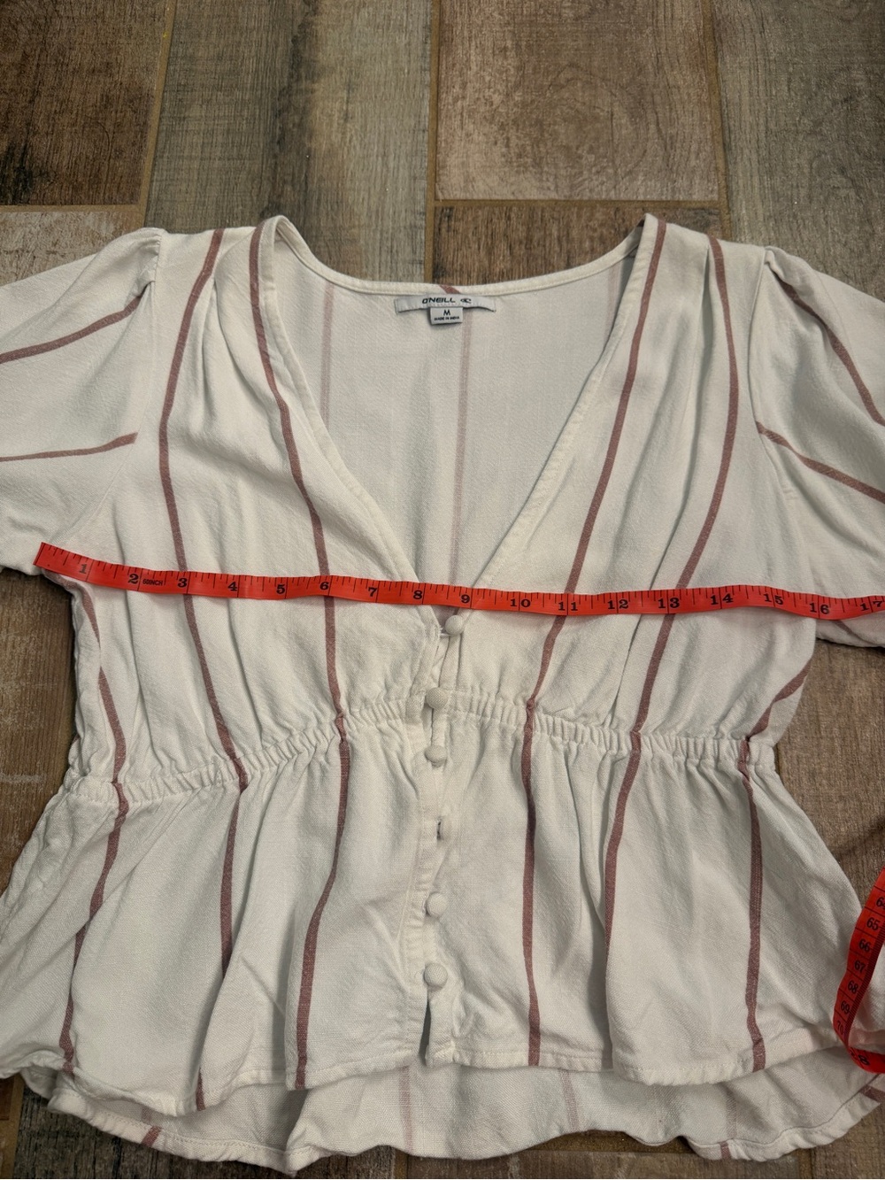 O'Neill Wes Strip Top Women's M
White Cottagecore Peasant
Beach Coastal Vacation - Picture 7 of 9